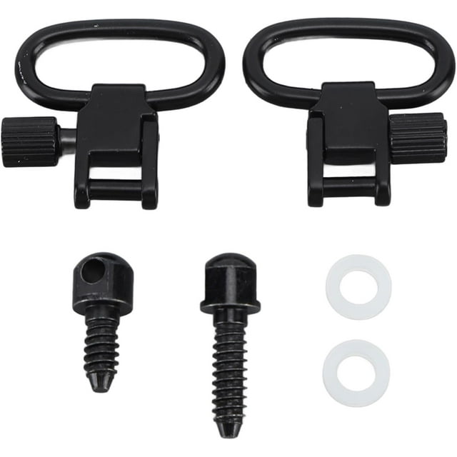 HUGFEGWE Quick Release Strap Hanger, 1 Pair of Rotatable and Locking Metal Back Strap Buckle, Metal Buckle for Hands Free Equipment Carrying CJB91-47365