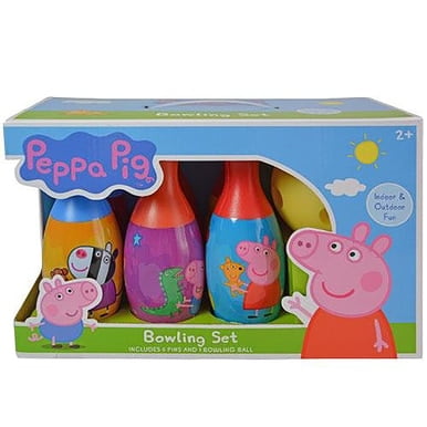 Peppa pig bowling set hotsell