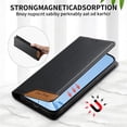 thumbnail image 4 of Funda Tipo Cartera de Cuero Sintético para Samsung Galaxy S24 Ultra Bloqueo RFID, con Ranuras para Tarjetas y Bolsillo para Efectivo, Cierre Magnético Fuerte Negro, 4 of 6