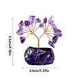 Natural Stone Tree Decoration Energy Tree Decoration Colorful Natural Stone Tree Decoration With