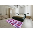 thumbnail image 4 of Ahgly Company Indoor Rectangle Patterned Blossom Pink Area Rugs, 7' x 10', 4 of 6