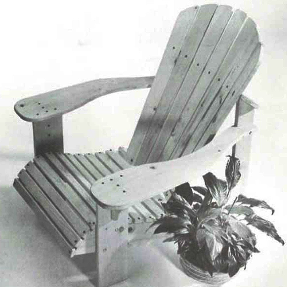 Woodworker's Journal Adirondack Lawn Chair Plan Reprint By Woodworkers Journal Ship from... by