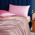 thumbnail image 4 of Organictune 12 Pack Silky Satin King Pillowcases for Hair and Skin, Super Soft and Cooling Pillow Cases with Envelope Closure, 20x36 Inches, Pink, 4 of 5