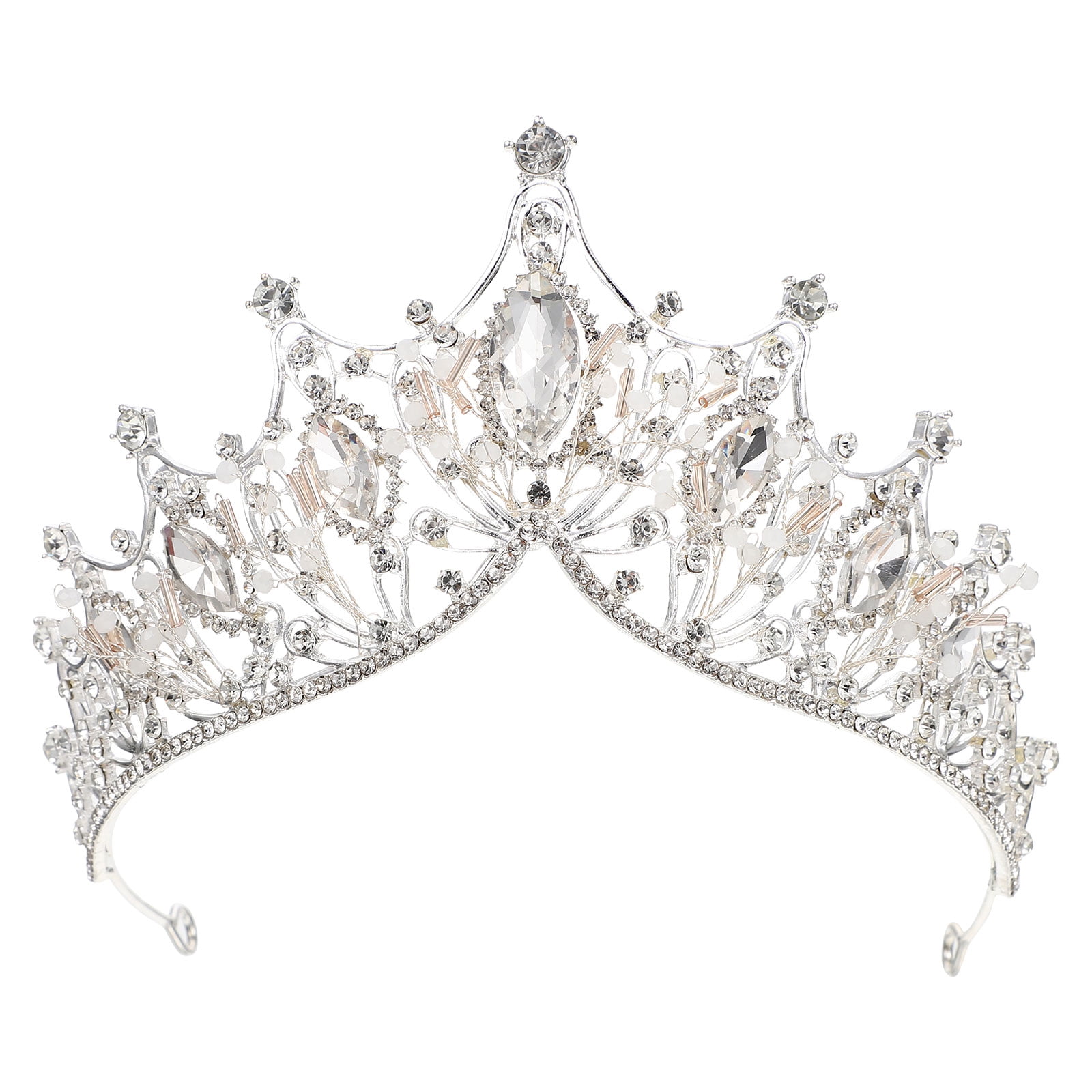 Tiara Bridal Rhinestone Wedding Headband Crystal Baroque Headdress