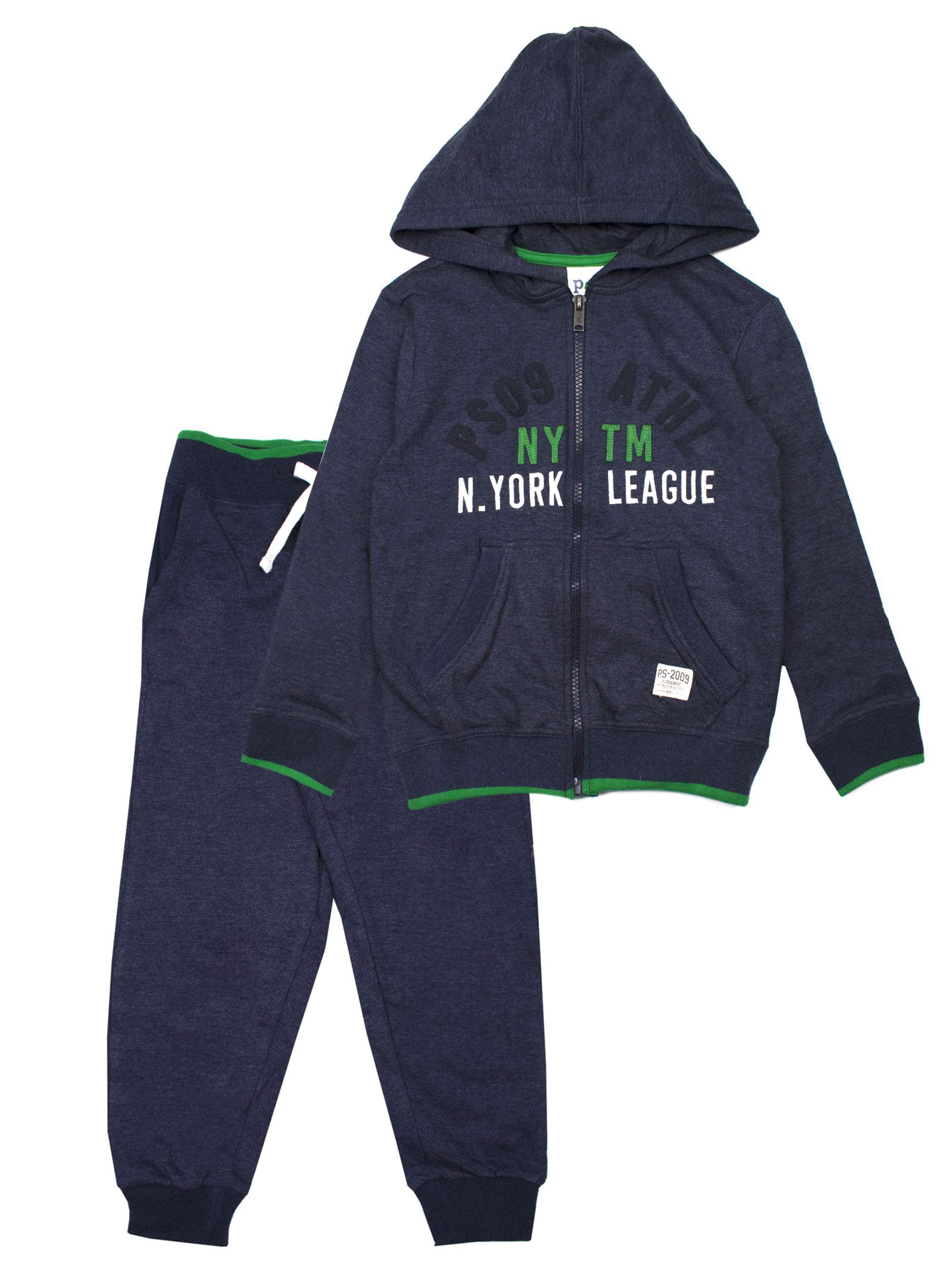Graphic Hoodie and Jogger 2pc Outfit Set (Toddler Boys) - Walmart.com