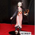 thumbnail image 1 of Demon Slayer Kimetsu no Yaiba figura de acción de Anime, Kamado Tanjirou, Agatsuma, Zenitsu, Nezuko Warrior, modelo de PVC, juguetes, 15CM qym unisex, 1 of 2