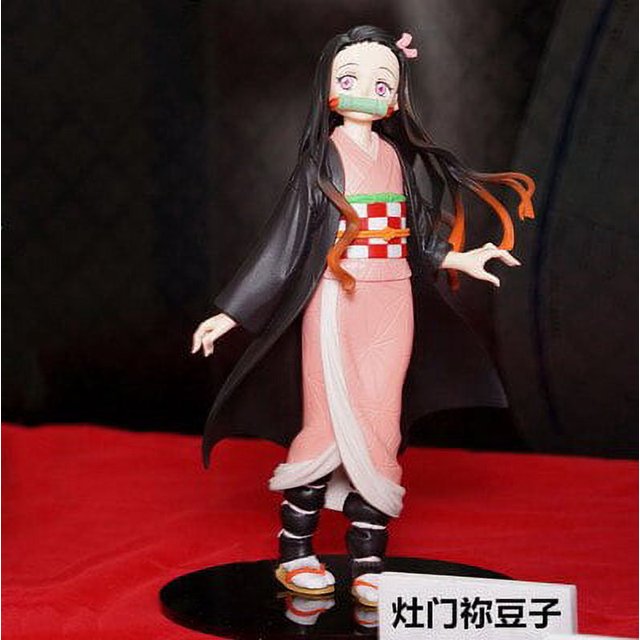 Demon Slayer Kimetsu no Yaiba figura de acción de Anime, Kamado Tanjirou, Agatsuma, Zenitsu, Nezuko Warrior, modelo de PVC, juguetes, 15CM qym unisex