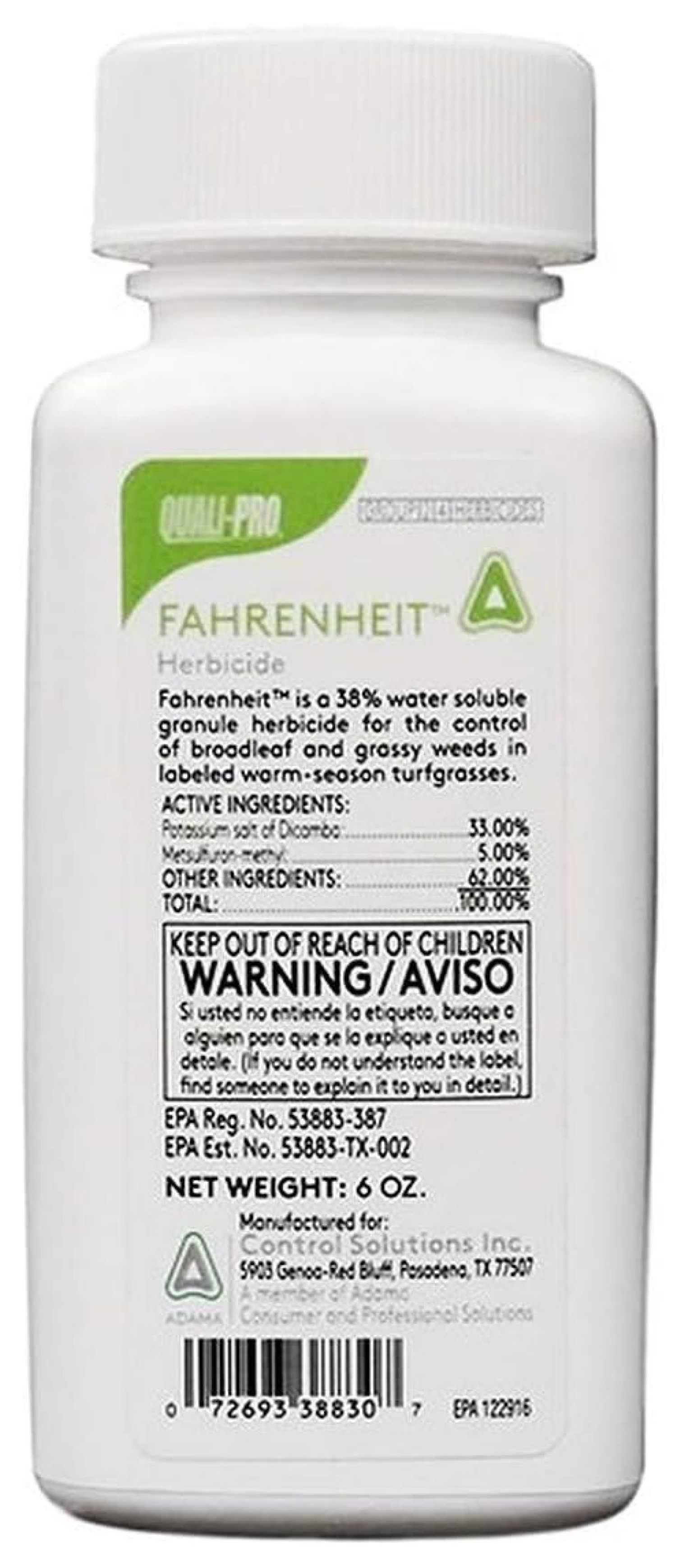 FAHRENHEIT HERBICIDE (6 oz)