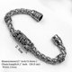 thumbnail image 5 of Pulsera gótica vintage de esqueleto para hombre, estilo hip hop, punk rock, accesorios casuales para fiestas, 5 of 5