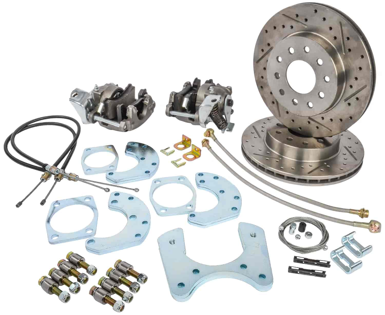 JEGS 630601 Rear Disc Brake Conversion Kit 1968-1977 Ford 9 in ...