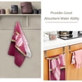 thumbnail image 2 of Christmas Pink Bow Hand Towels 2 PCS, Xmas Snowflakes Kitchen Towel Ultra Soft and Highly Absorbent,Decorative Fingertip Face Towel for Bathroom Hotel, 28.3"x14.4", 2 of 5