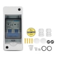 thumbnail image 2 of DC Disconnect Switch, Mini Circuit Breaker Switch Transparent Cover Plug and Play IP65 Waterproof  for Power Generation System, 2 of 7