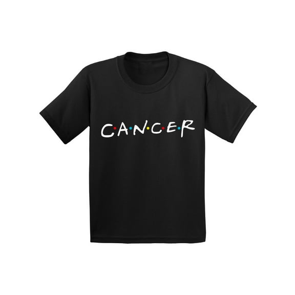 Cancer Shirt for Kids - Boys Girls Zodiac Horoscope - Birthday Gifts for Son Daughter