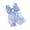 Blue, variant on Stylish Large Tulle Hair Bows With Long Tail French Design Bowknot Hair Clip For Women And Girl Everyday and Stage Dance