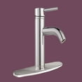 thumbnail image 2 of Bathroom Sink Faucet Chrome Plated Brass Single Hole Tap Widespread Plate Cover| Renovators Supply, 2 of 2