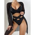 thumbnail image 2 of Traje de baño para mujer, bikini de 3 piezas para mujer, traje de baño para mujer, conjunto de bikini de pieza construido para durar, 2 of 8