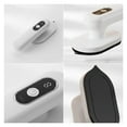 thumbnail image 5 of Cordless Mini iron - USB charging, 90° rotatable 30 Second Heat Up Time Suitable for ironing clothes (White), 5 of 7