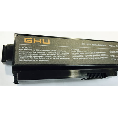 New GHU Battery For Toshiba PA3819U-1BRS PA3817U-1BRS 12 cell Primary High Capacity Li-Ion Laptop (Best Aftermarket Laptop Battery)