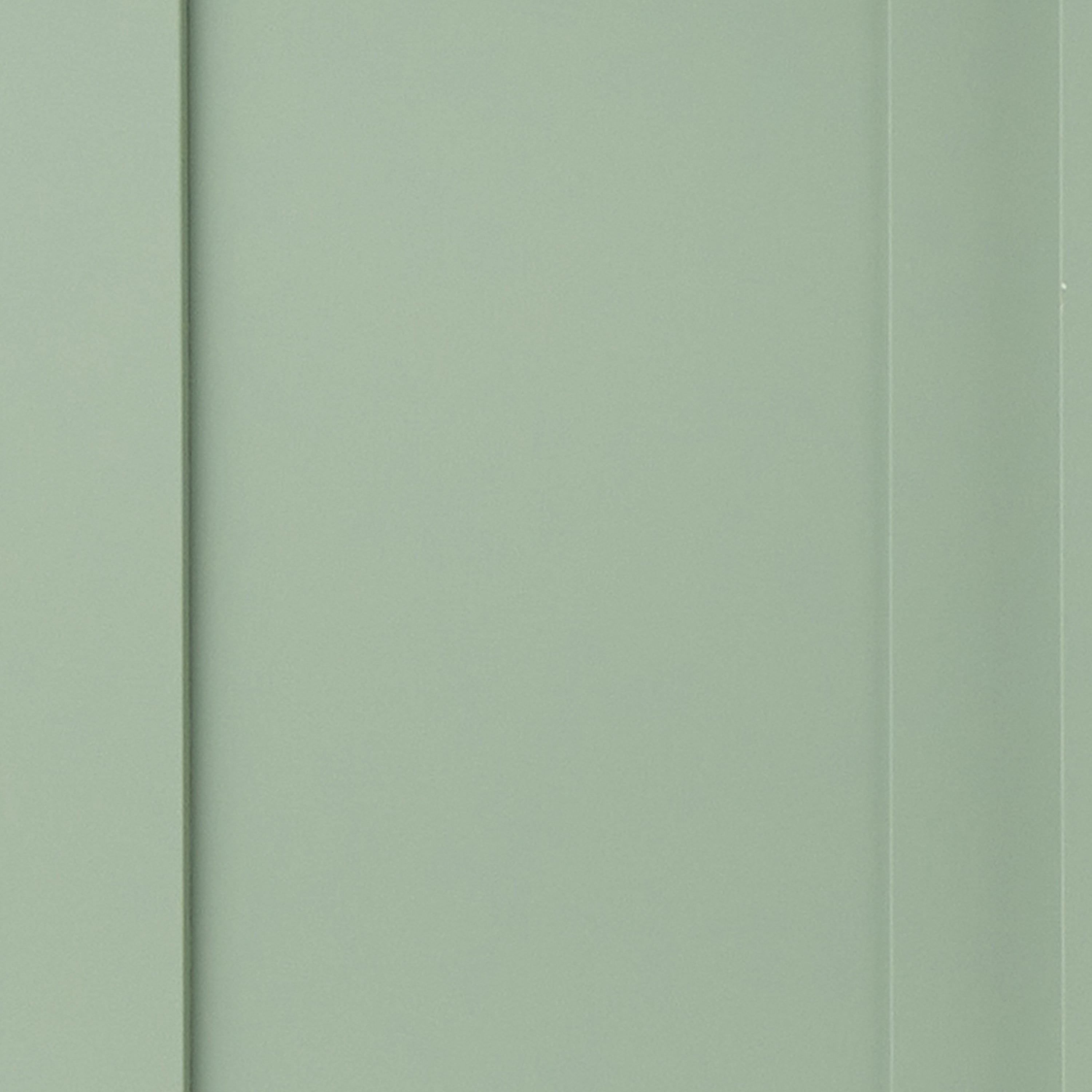 TMS Pacific Wood and Glass Sliding Door Storage Cabinet Unit, Mint