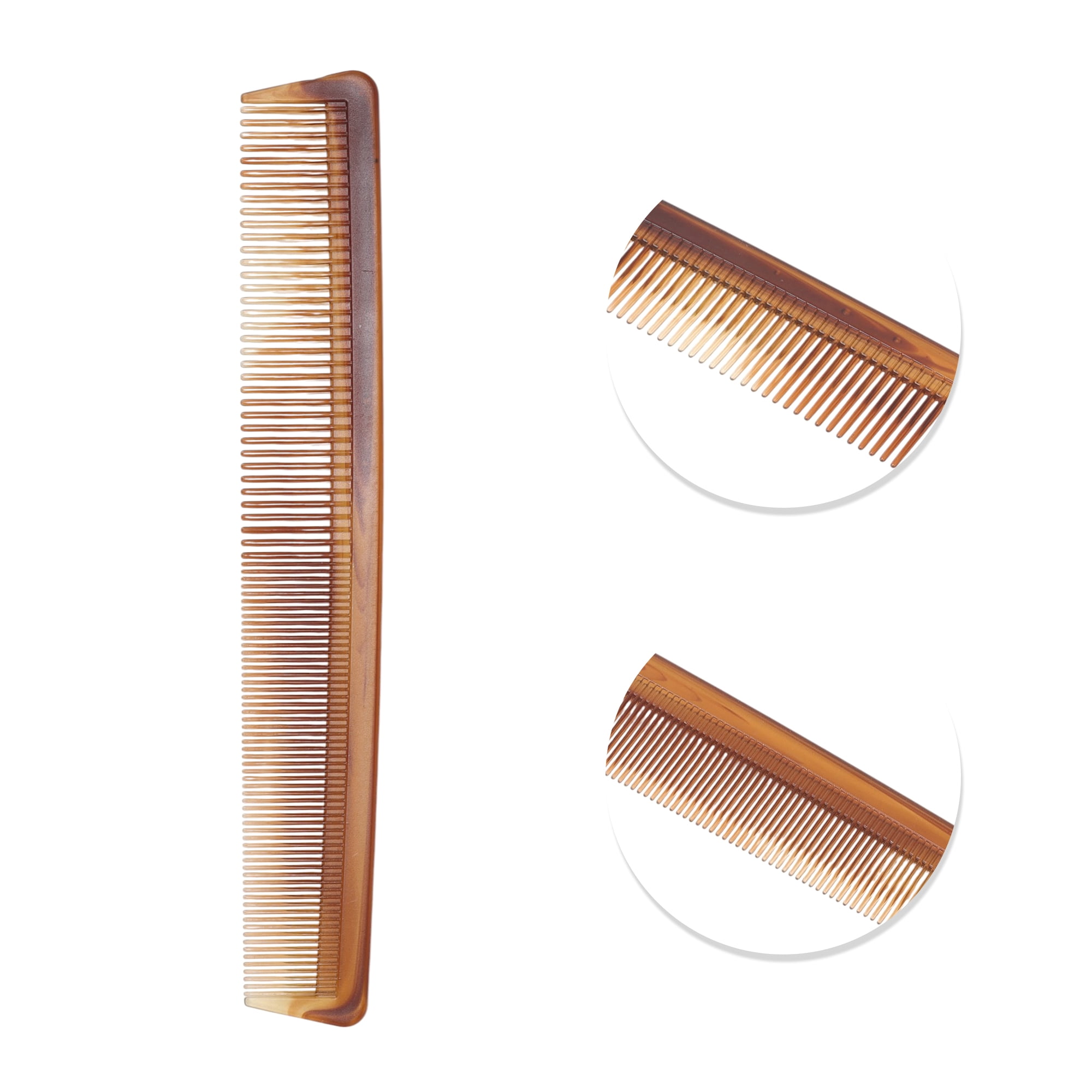 Unique Bargains 1 Pc Lightweight Two-Color Flat Comb for Curly Hair and All Hair Types