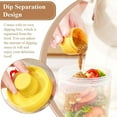 thumbnail image 4 of 39oz Yogurt Cups with Lids and Spoons, Overnight Oats Containers, Reusable Topping Compartment for Breakfast with Yogurt, Cereal or Oatmeal On-the-Go(Grey), 4 of 8