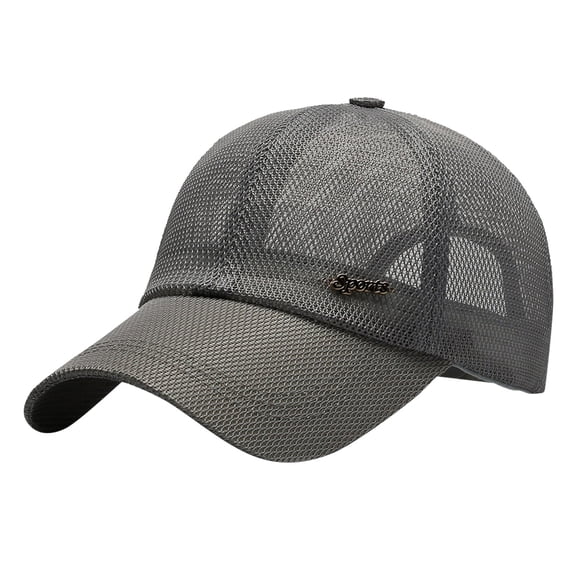 Fimkaul Hiking Hat Men Classics Retro Trucker Cap Trucker Cap With Adjustable Snapback Unisex Men Women Breathable Baseball Cap Hat Free Size