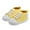 Yellow, variant on LYHaoo Breathable Soft Sole First Canvas Shoes For Babies Lightweight Flexible Non Sneakers For Toddler Boys Girls Sizes 4 Toddler Green(3-5 Months)