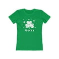 thumbnail image 2 of St Pattys Day Shirts For Women Lucky Shamrock Shirt St Pattys Day Shirts For Women Irish Clover Shirt, 2 of 6