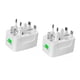 thumbnail image 3 of Adaptador de Viaje Ticfox Universal Enchufe de conversión de Energía 2 Piezas, 3 of 12