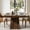 Dark Brown, variant on Fnova 31.5" Square Farmhouse Dining Table, Wood Coffee Table for 4 People, Modern Kitchen Table for Dining Room, Black (Chairs Not Included)