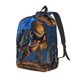 thumbnail image 1 of Easygdp Starry Night Charging Dinosaur Mochila de Lona Resistente para Laptop, Compatible con Laptops de 15 a 17 pulgadas, Ideal para Escuela, Trabajo y Viajes-Medium, 1 of 5