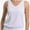 White, variant on Women V Neck Tank Tops Summer Sleeveless Casual Tops Loose Fit Banded Bottom Shirts