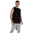 thumbnail image 4 of Inkmeso Printed Elastic Waist Shorts For Men Loungewear W/ Pockets Cotton Resort Shorts, 4 of 8