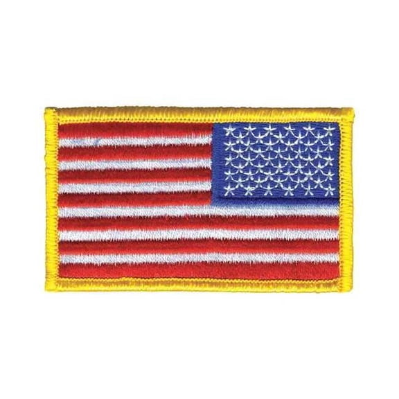 Embroidered Patch,U.S. Flag,Full 0041