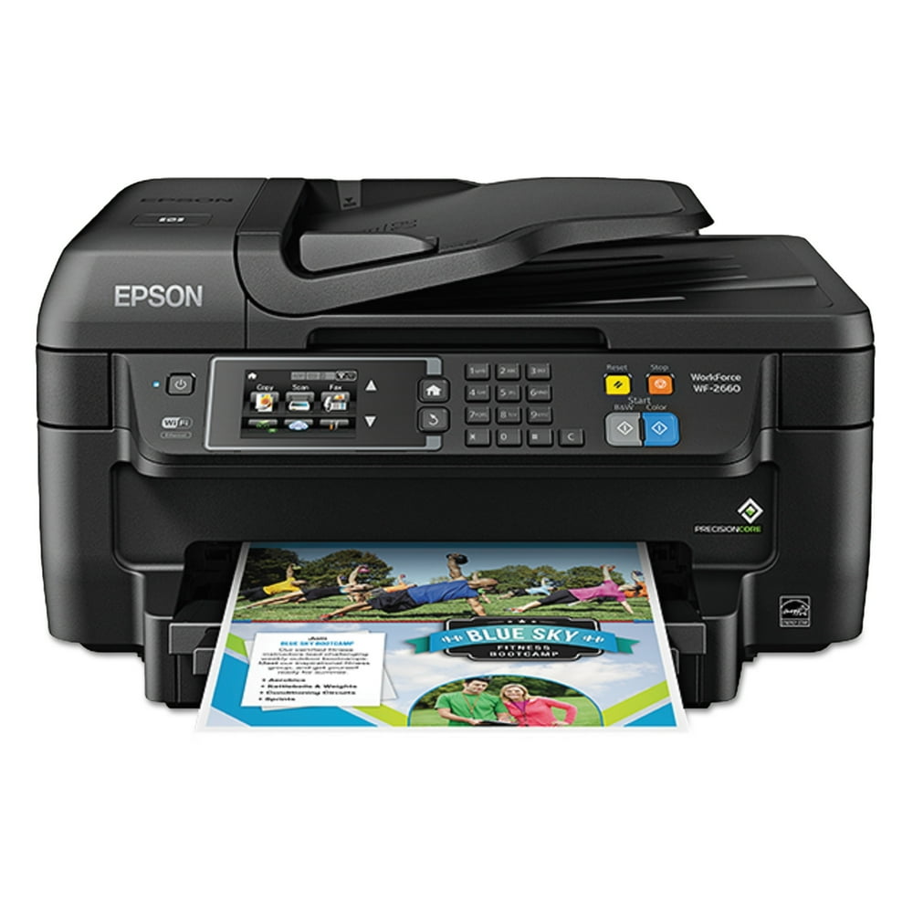 Epson WorkForce WF2660 AIO Printer, Black