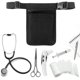 thumbnail image 5 of Paquete de enfermera para mujeres y hombres: riñonera de enfermera con múltiples compartimentos, organizador, bolsa de cadera para equipo médico utilitario. (Negro), 5 of 5