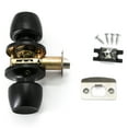 thumbnail image 5 of Versa Door Knob Black Passage Door Handle 10 Pack by Villar Home Designs, 5 of 8