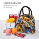 thumbnail image 5 of Fotbe Sunflower Turtle Bolsa de Almuerzo con Estampado, Lonchera Aislada, Contenedor de Comida Reutilizable Tipo Cooler a Prueba de Fugas, 5 of 6