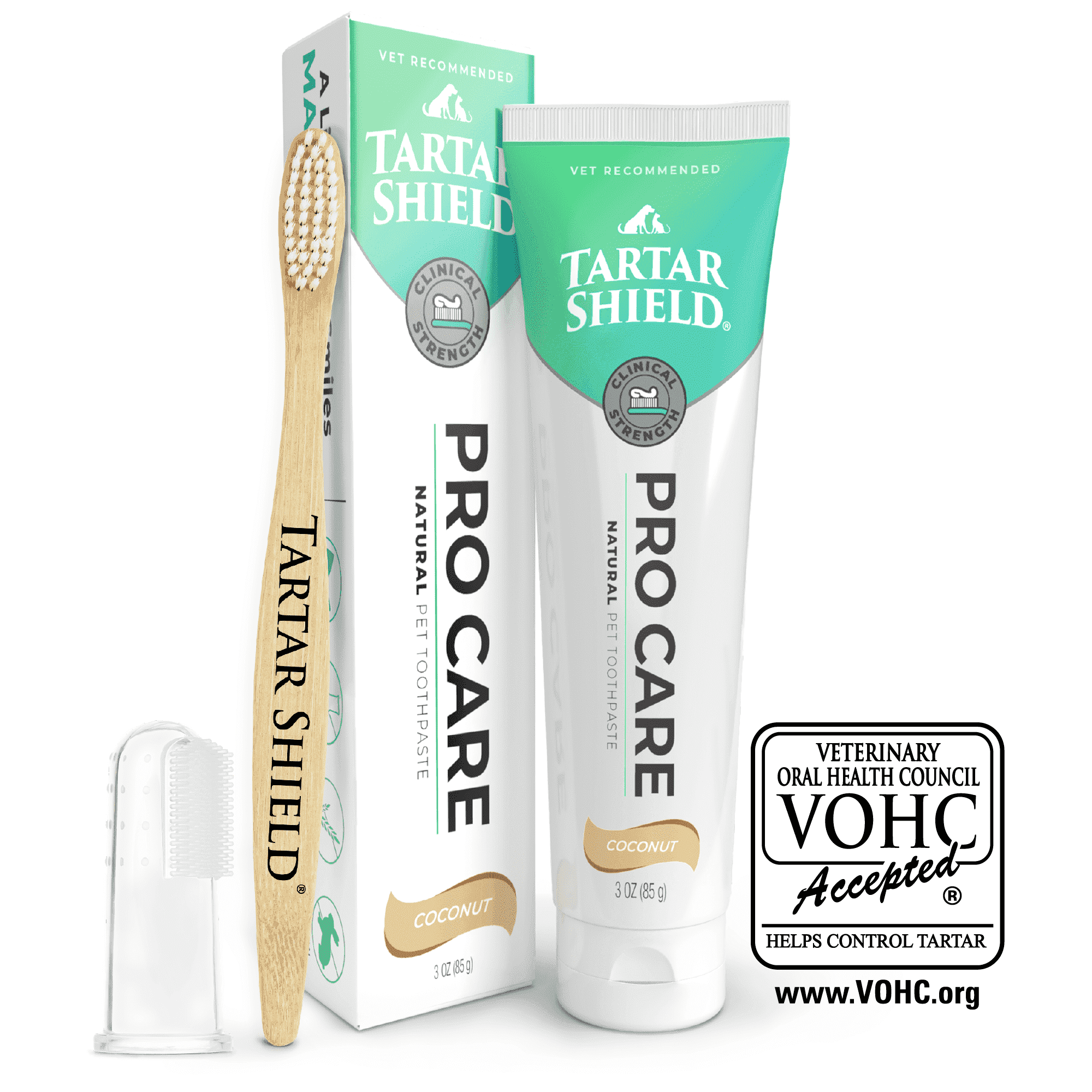 Tartar Shield® Pro Care Dental Kit Dogs & Cats VOHC Accepted