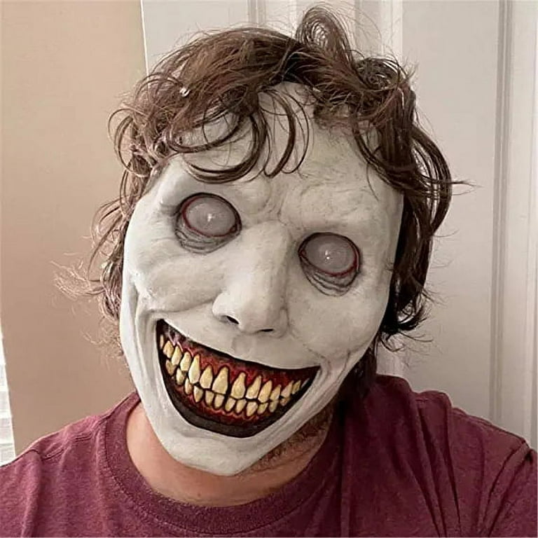 Jeff The Killer, Creepypasta CULT, HORROR, Adult Latex Halloween Mask,  Cosplay
