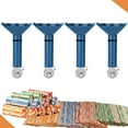 thumbnail image 2 of Hobeauty Coin Counting Wrapping Aid Coin Sorter Tubes Set Easy Coin Sorting Tube for Pennies Nickels Dimes Quarters 4pcs, 2 of 7