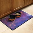 thumbnail image 3 of Dog Food Mat Nebula Cosmic Sci-fi Lovers Space Geek Star Moon Sun Rocket Absorbent Waterproof Non-Slip Pet Feeding Mat, 3 of 7