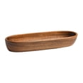 thumbnail image 3 of Bandeja de madera para servir aperitivos y ensaladas, vajilla duradera, bandeja japonesa para servir. 30 centimetros, 3 of 9