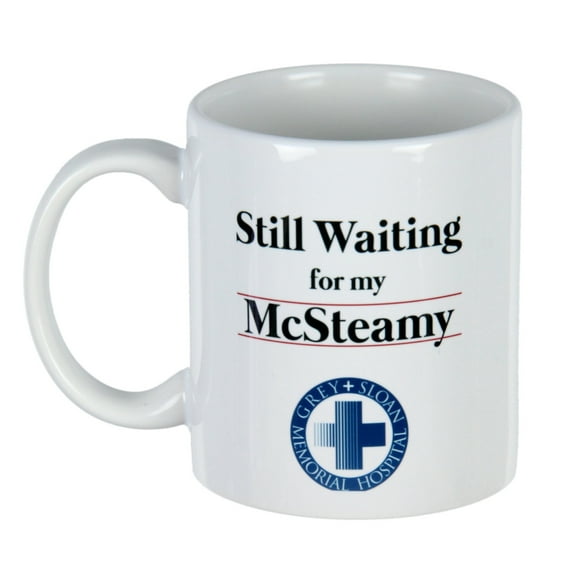 Grey's Anatomy Waiting For My McSteamy Mark Sloan Tea Coffee Mug 11 Oz.