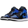 thumbnail image 3 of Men's Jordan 1 Mid "Royal" Black/Hyper Royal-White (554724 077) - 10.5, 3 of 8