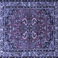 thumbnail image 1 of Ahgly Company Indoor Square Persian Blue Traditional Area Rugs, 8' Square, 1 of 4