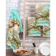 thumbnail image 2 of Vintage Bird Kitchen Dish Towels for Drying Dishes Set of 2, Farmhouse Music Animals Retro Waffle Weave Microfiber Terry Hand Tea Bathroom Towels Quick Dry & Absorbent Towel 15.7x23.6, 2 of 7