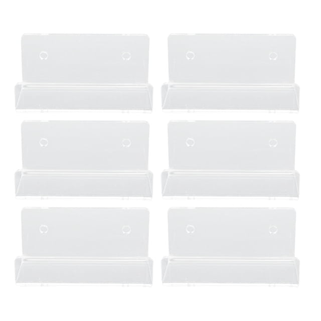 Estante para discos de acrílico transparente estante para discos de vinilo para montaje en pared ahorro de espacio 6 piezas para dormitorio ANGGREK Otros
