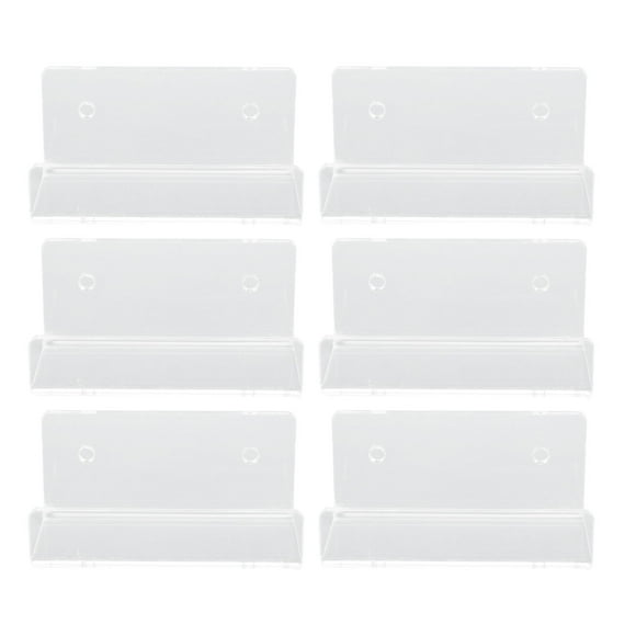 Clear Acrylic Record Shelf, Wall Mount Vinyl Record Shelf Multi Functional Saving Space For Living Room