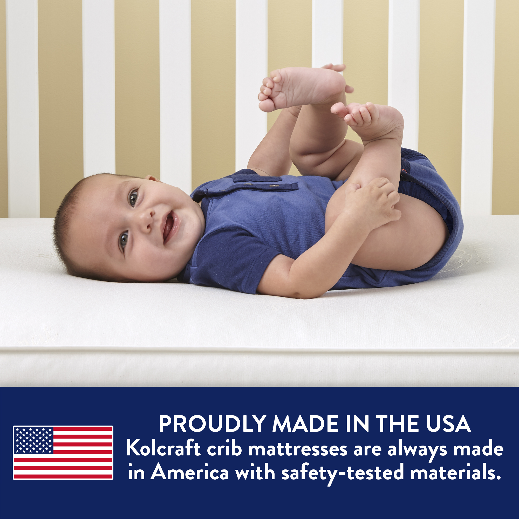 Kolcraft Love & Comfort Sustainable Fiber Crib and Toddler Mattress photo 7